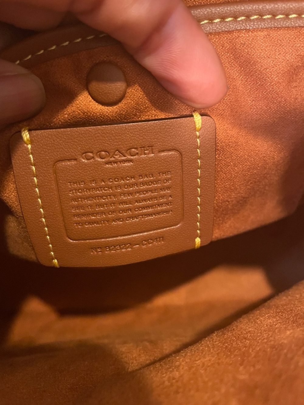 Coach Revel in Stone Leather NWT - Picture 13 of 13